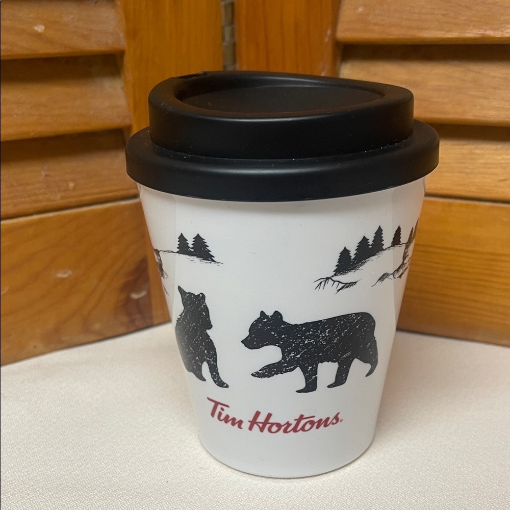 Tim Hortons Bear Silhouette Travel Cup 🇨🇦